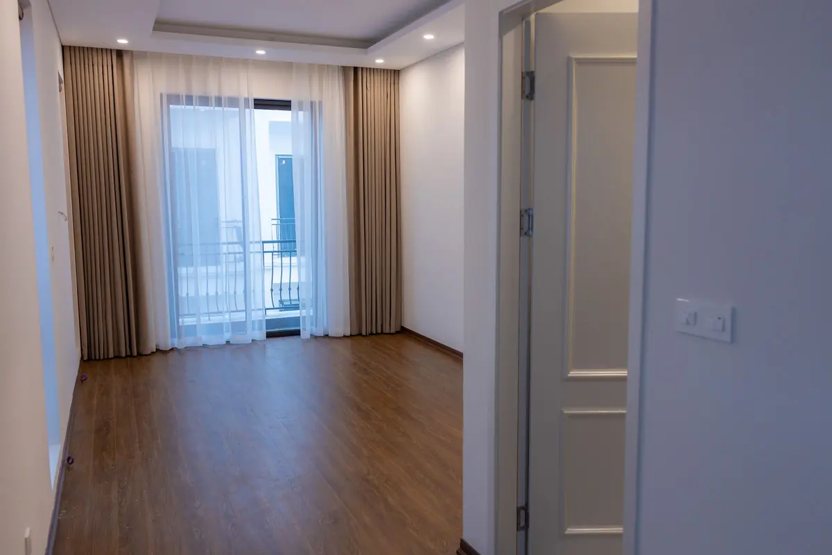 Bright luxury vinyl plank flooring