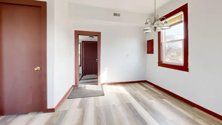 Spacious luxury vinyl plank flooring