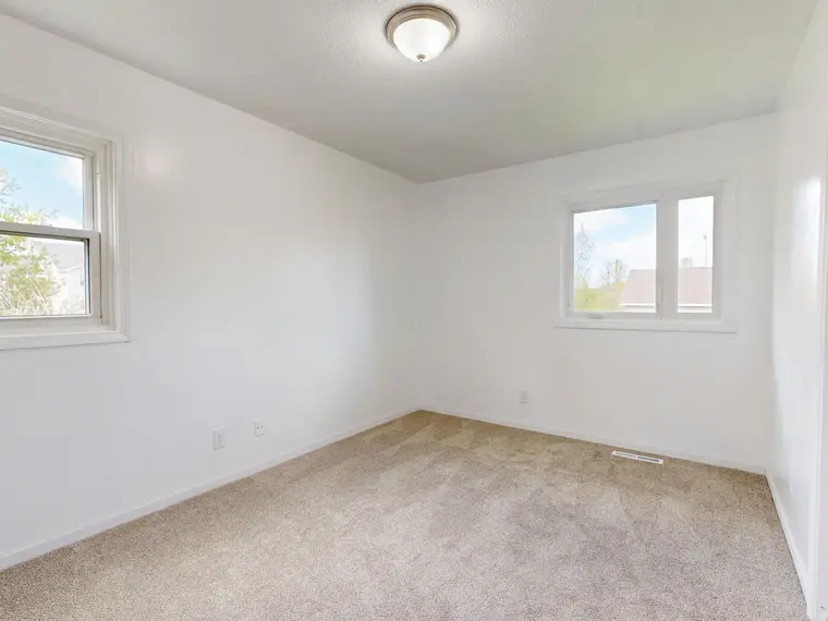 Spacious carpet flooring
